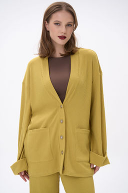 Кардиган Эмили (горчичный) - Эльза фото 13