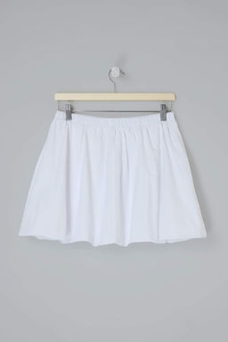 Beyaz Brode Detayl? Balon Mini Sort Etek TWOSS26ET00118 - Trendyolmilla фото 3