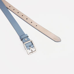 Ремень женский, ширина 2.2 см, винт, пряжка металл, цвет светло-голубой - Simaland фото 2