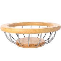 MGL04 Фруктовница бамбук/металл (х12) - Mayer&boch фото 2