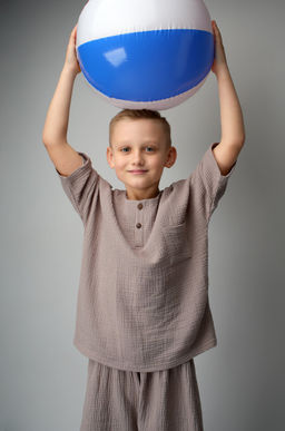 Костюм для мальчика из муслина Happyfox - Happy fox фото 4