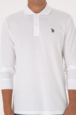 Erkek Beyaz Basic Sweatshirt Sepette S_rpriz _ndirim - U.s. polo assn фото 6