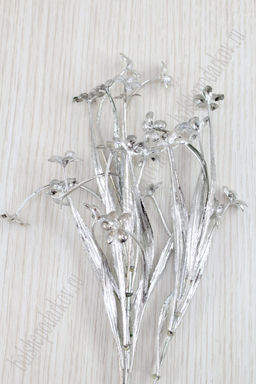 Кустик декоративный (2 шт) SF-1469, серебро
