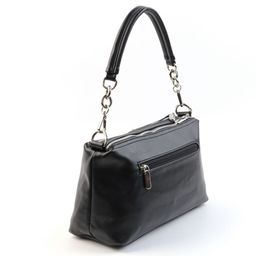 Женская сумка через плечо из эко кожи 1022 815-01 Блек - Cidirro фото 3