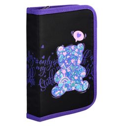 Пенал школьный Феникс+, арт.61271/ 24 МАРМЕЛАДНЫЙ МИШКА (без наполнения, 13.3x20x3.5 см, полиэстер,