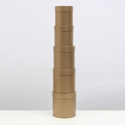 Набор шляпных коробок 5 в 1 Бронза, 20 20 2013,5 13,5 13,5 см - UPAK LAND фото 3