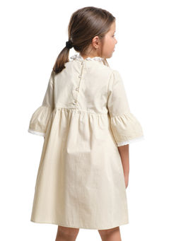 Платье для девочки UD 8070 бежевый - Mini maxi фото 3