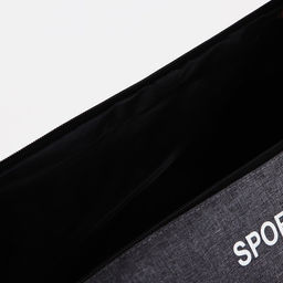 Сумка спортивная на молнии, наружный карман, длинный ремень, цвет серый - Simaland фото 4
