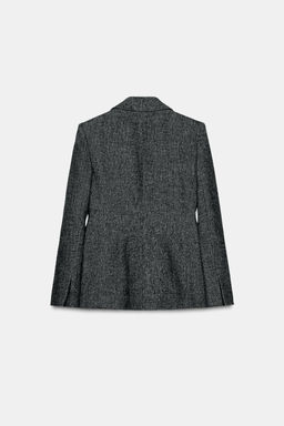 PEPLUM BLAZER WITH WOOL ZW COLLECTION - Zara фото 7