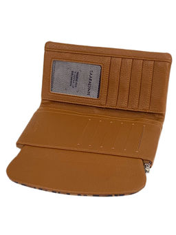 Женское портмоне из искусственной кожи, цвет коричневый - Greta фото 2