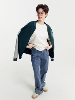 Футболка женская бежевая с печатью белый песок +печать 112769 - Mark formelle фото 4