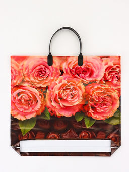 Цена за 10 шт. Пакет подарочный Сладкий аромат, полиэтиленовый с пластиковой ручкой, 37?34 см, 80 мкм