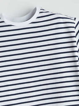 Bisiklet Yaka Bask?l? Erkek ?ocuk Ti??rt 2li