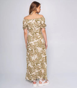 Платье #ОКТ035003, хаки