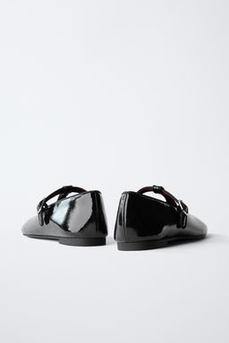 T-BAR BALLERINAS WITH HEART DETAIL - Zara фото 5