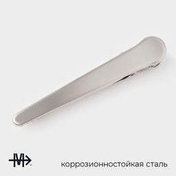 Цена за 2 шт. Зажим для пакета Magistro Крокодил, 11.5 см, нержавеющая сталь, серебристый  фото 2