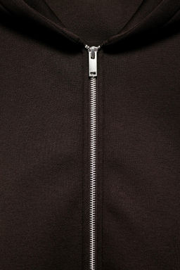 NEOPRENE-EFFECT HOODIE - Zara фото 8