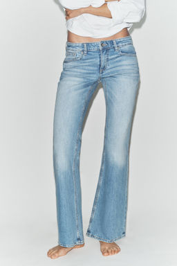 JEANS TRF BOOTCUT TIRO BAJO / Azul claro - Zara фото 2