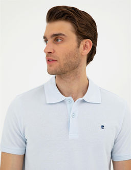 A__k Mavi Slim Fit %100 Pamuk Polo Yaka Basic Ti__rt - Pierre cardin фото 2