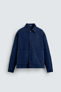 TEXTURED OVERSHIRT WITH POCKETS - Zara фото 2