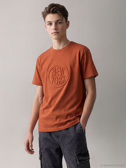 New York Bask?l? Erkek ?ocuk Ti??rt