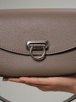 Сумка кожаная Azaro 31049 тауп