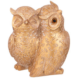 ФИГУРКА ДЕКОРАТИВНАЯ СОВЫ 13,2*11*15,5 СМ