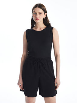 Kad?n Bisiklet Yaka D?z Atlet