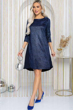 Платье Леди Элегант (синий блеск) П12207-10 - Lt collection фото 6