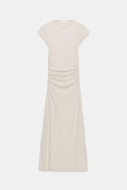 VESTIDO MIDI DRAPEADO / Arena - Zara фото 5