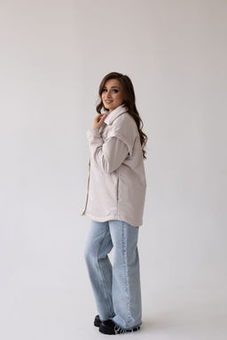 Куртка женская демисезонная 23983 (бежевый) - Kankan фото 4