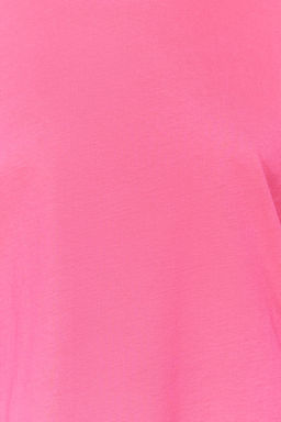 TRENDYOLMILLA Beyaz %100 Pamuk Bisiklet Yaka Oversize/Genis Kal?p Orme T-Shirt TWOSS20TS0134 фото 5