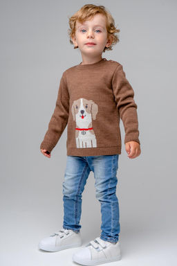 Crockid _ КВ 30121/ш/темно-бежевый джемпер д/мал яс