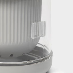 Ёршик для унитаза SAVANNA, настенный, силиконовый, с ёмкостью для моющего средства, 10.5×10.5×41 см, белый