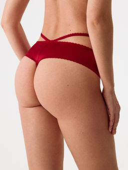 Infinity / Трусы боксер-стринг жен. Lemira красный - Infinity Lingerie фото 3