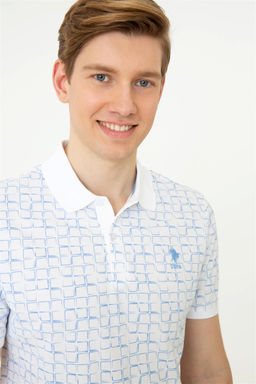 U. S. Polo Assn Мужская темно-синяя футболка с воротником-поло - U.s. polo assn фото 8