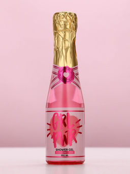 Гель для душа шампанское GRL PWR, аромат малинового вина, 250 мл, Чистое счастье  фото 2