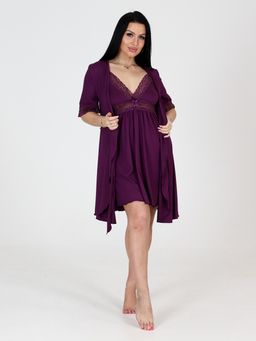 509-ХС ЖЕНСКИЙ КОМПЛЕКТ ДВОЙКА (Фиолетовый)