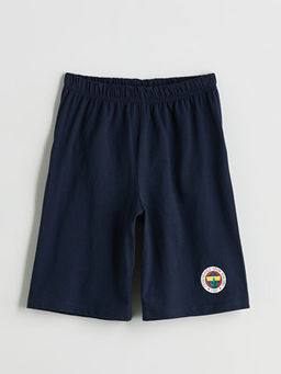 Beli Lastikli Fenerbah?e Bask?l? Erkek ?ocuk Pijama ?ort