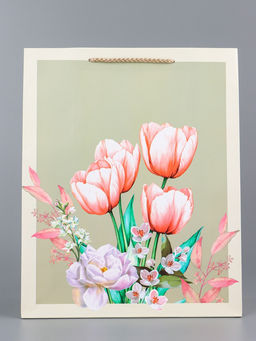 Цена за 2 шт. Пакет подарочный ламинированный вертикальный Магия красоты, 26?12?32 см