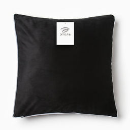 Наволочка декоративная Этель Кант, 45х45, цвет чёрный, велюр (100% пэ)  фото 9