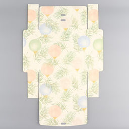 Коробка подарочная новогодняя складная двухсторонняя «Новогодние шары», 20 х 18 х 5 см, Новый год