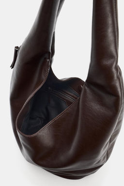 MAXI BUCKET BAG WITH SIDE ZIP - Zara фото 12