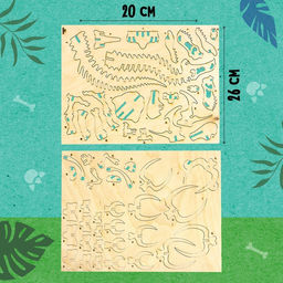 Конструктор «Скелет Тираннозавра», 54 детали