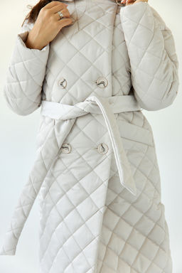 Куртка женская демисезонная 25660 (серый опал) - Kankan фото 10