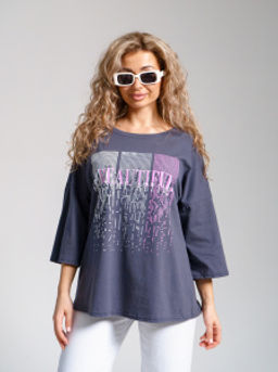 897 Футболка из турецкого хлопка - Svetekst фото 55