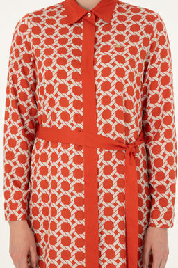 Женское тканое платье с плиткой Неожиданная скидка в корзине - U.s. polo assn фото 5