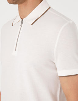 Ekru Slim Fit Polo Yaka Ti__rt - Pierre cardin фото 7
