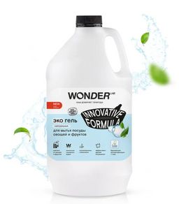 Экогель для мытья посуды, овощей и фруктов (нейтральный) 3,78 л WONDER LAB/вондер лаб  фото 2