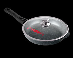 Сковорода 280/55мм Гранит пласт/руч. с кр. (п/у), с2811аг